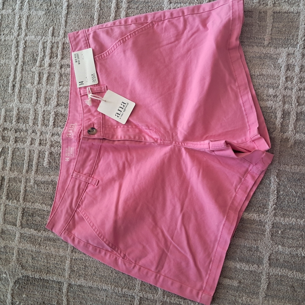 a.n.a High Waist Pink Women Shorts